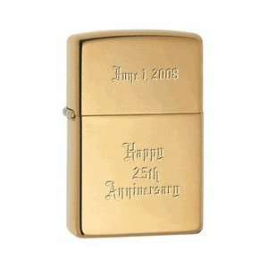  Personalized Genuine Brass Zippo Lighter   Christmas Gift 