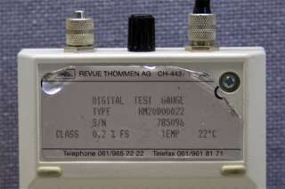 Thommen Dwyer HM20 Digital Test Gauge Manometer  