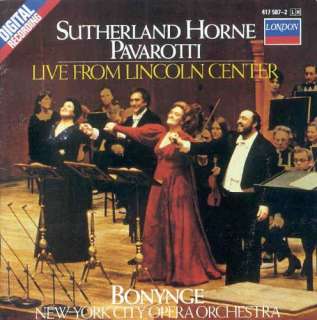   Gallery for Sutherland Horne  Pavarotti Live From Lincoln Center