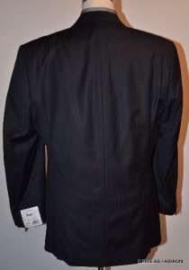 100% AUTHENTIC CALVIN KLEIN 100% WOOL DOUBLE VENTED NAVY COLOR BLAZER 