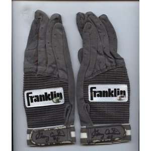  Gary Carter Pr. Franklin Game Issued Batting Glove Auto 