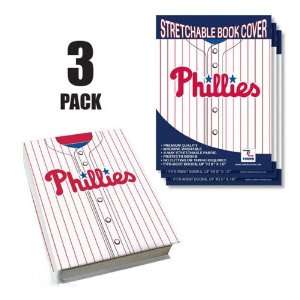 Philadelphia Phillies Stretch Book Covers (3 Pack)  Sports 