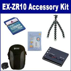  Casio Exilim EX ZR10 Digital Camera Accessory Kit includes 