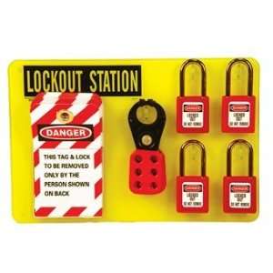  Medium Lockout Tagout Station   4 Locks included: Home 