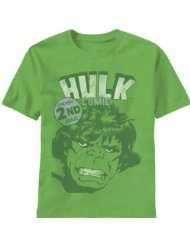 The Incredible Hulk Comic Smash 2nd Issue Shamrock Green Mens T Shirt