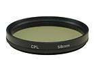 58mm Circul Polarizer CPL Filter for Canon HFS10,HFS100