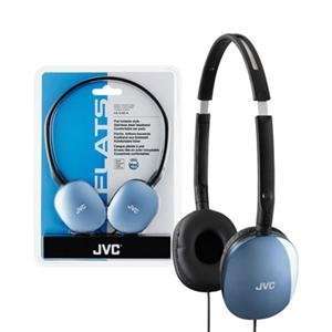  JVC America, FLAT Headphones   Blue (Catalog Category 