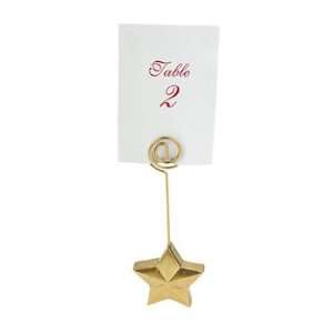  Gold Star Place Card Holders   Tableware & Place Cards 