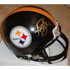  Troy Polamalu Autographed Mini Helmet   Autographed NFL 