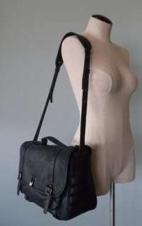 JCrew $278 Darlington Leather Satchel black Hobo Bag Tote purse  