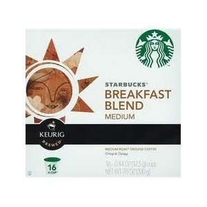 Starbucks Breakfast Blend K Cups for Keurig Brewers, 16 Count Box 