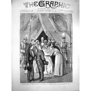  1877 Pope Vatican Dr. Ceccarelli Sick Chamber Pius