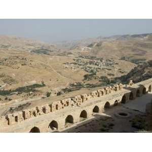  Karak Crusader Castle Ruins, Karak, Jordan, Middle East 