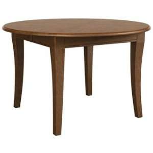  Broyhill Choices Round Table with Sabre Legs in Honey 