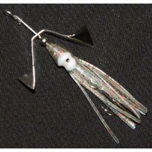  1/4 oz. Rainbow Flake Squidy Inline Spinner Bait Sports 