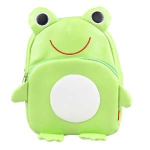  Linda Linda Green Frog Kids Bag, Little Kid Backpack 