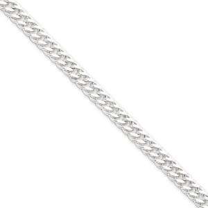   Silver 8 inch 5.50 mm Rambo Fancy Chain Bracelet in Sterling Jewelry