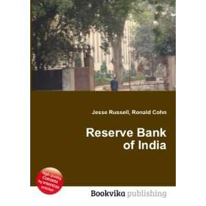  Reserve Bank of India Ronald Cohn Jesse Russell Books