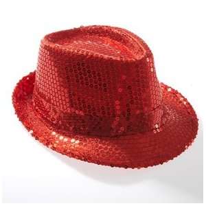  Red Sequin Fedora Toys & Games