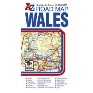  Wales Road Map AZ [Paperback] Geographers a Z Map Books