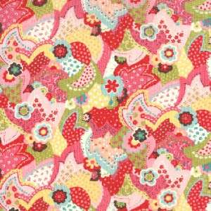 MODA Fabric ~ SOPHIE ~ by Chez Moi   Overlay / Pink   by the 1/2 yard 