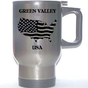  US Flag   Green Valley, Arizona (AZ) Stainless Steel Mug 