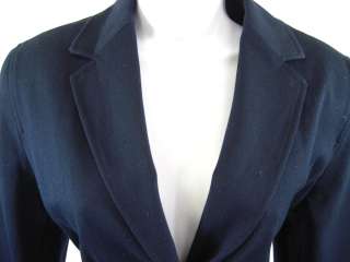 TEEN FLO Navy Long Cotton Blazer Jacket Size 6  