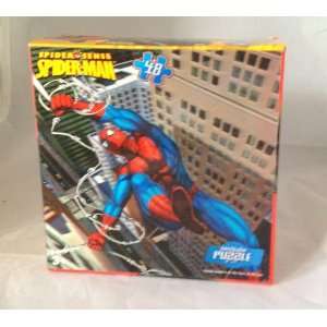  48 pc Spiderman Lenticular Puzzle Toys & Games