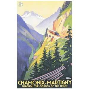  Chamonix Martigny   Poster by Rodger Broders (18x24)