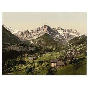  Champery,general view,Valais,Alps of,Switzerland
