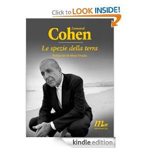 Le spezie della terra. (Sotterranei) (Italian Edition) Leonard Cohen 