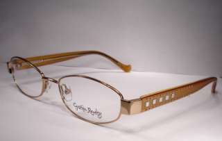 CYNTHIA ROWLEY women Eyeglasses Frames Eyewear 252 GOLD  