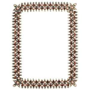  Olivia Riegel Lana with Brown Pearls Frame, 5 Inch by 7 