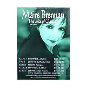  Music   Dance Posters Maire Brennan   UK Tour   70x50cm 