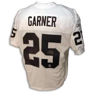 Charlie Garner Hand Signed Raiders Authentic Reebok Jersey 