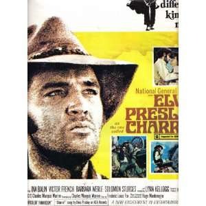  Elvis Presley Charro Movie Poster 