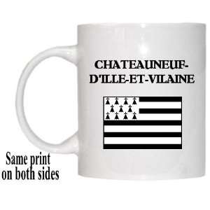  Bretagne (Brittany)   CHATEAUNEUF DILLE ET VILAINE Mug 