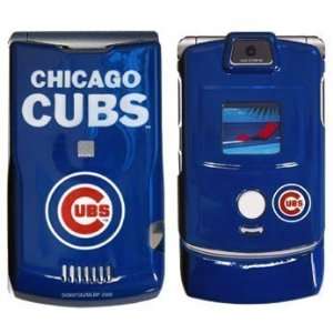 Chicago Cubs Razor V3 Cell Phone Cover   MLB Baseball Fan Shop Sports 