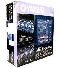 Yamaha MG166CUSB 16 Channel 6 Bus USB Rack Mount Mixer with 60 MM 