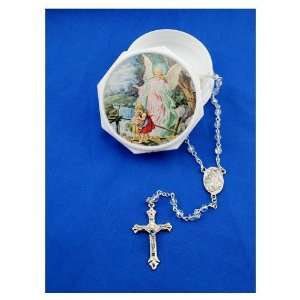  Guardian Angel Baby Rosary   Crystal: Jewelry