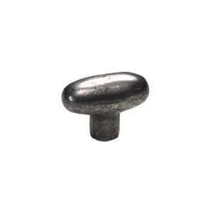  Schaub Oval Knob Length 1 7/8, Dark Pewter, 774 DP