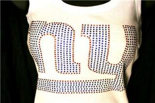 New York Giants BLING Womens Tank Top ALL SIZES/COLORS  