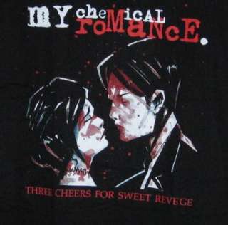 My Chemical Romance Short Sleeve Black T Shirt   NEW  