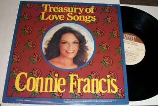 CONNIE FRANCIS Treasury of Love Songs LP SMI 1 50  