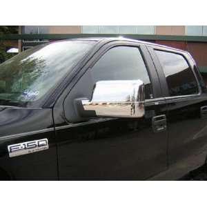 Ford F 150 Chrome Mirror Covers: Fits 2004, 2005, 2006, 2007 and 2008 