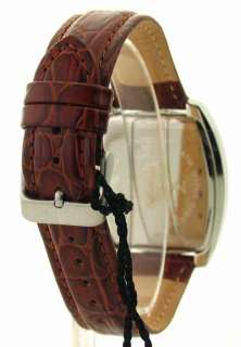 MENS CROTON SMART LEATHER NEW WATCH CN307225BRCH  