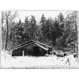   Pond,Lumbering,Maine,ME,October 9,1888,snow covered