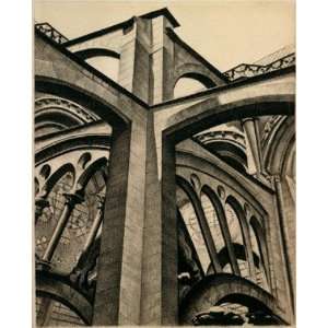   Charles Sheeler   24 x 30 inches   Chartres Cathedr