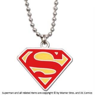 Official Licensed Dc Comic Superman Emblem Shield Logo Red and Yellow 