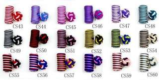 lot 20 Pairs New Cufflinks Cuff Links Silk knot CSP1  